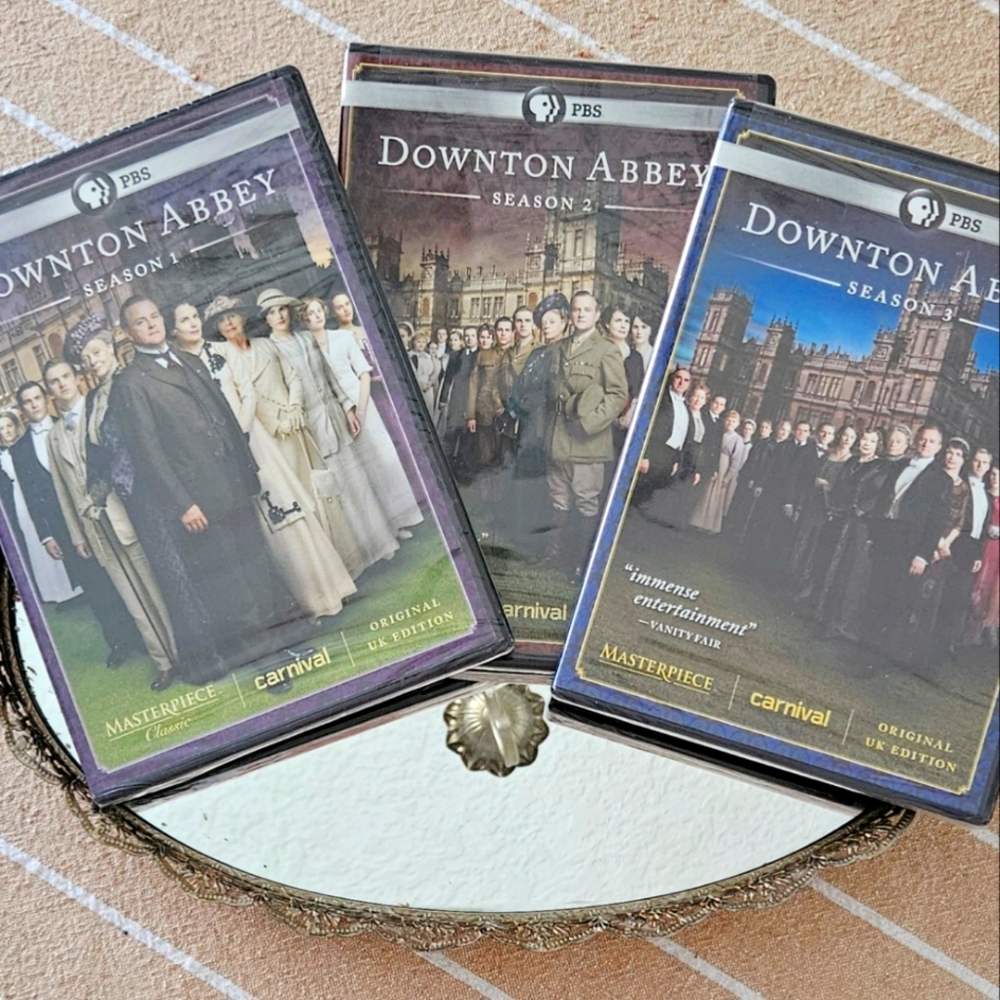 New Downton Abbey DVD's Seasons 1,2 and 3